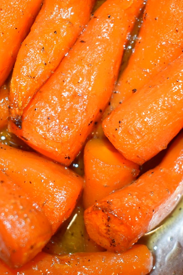 Glazed roast carrots, a taste of the Sunday roasts coming to The Railway Inn
